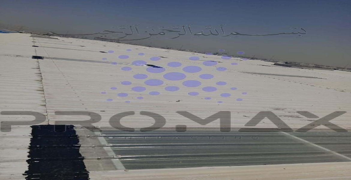 Ltc - metal roof waterproofing project by Promax in Dubai, UAE